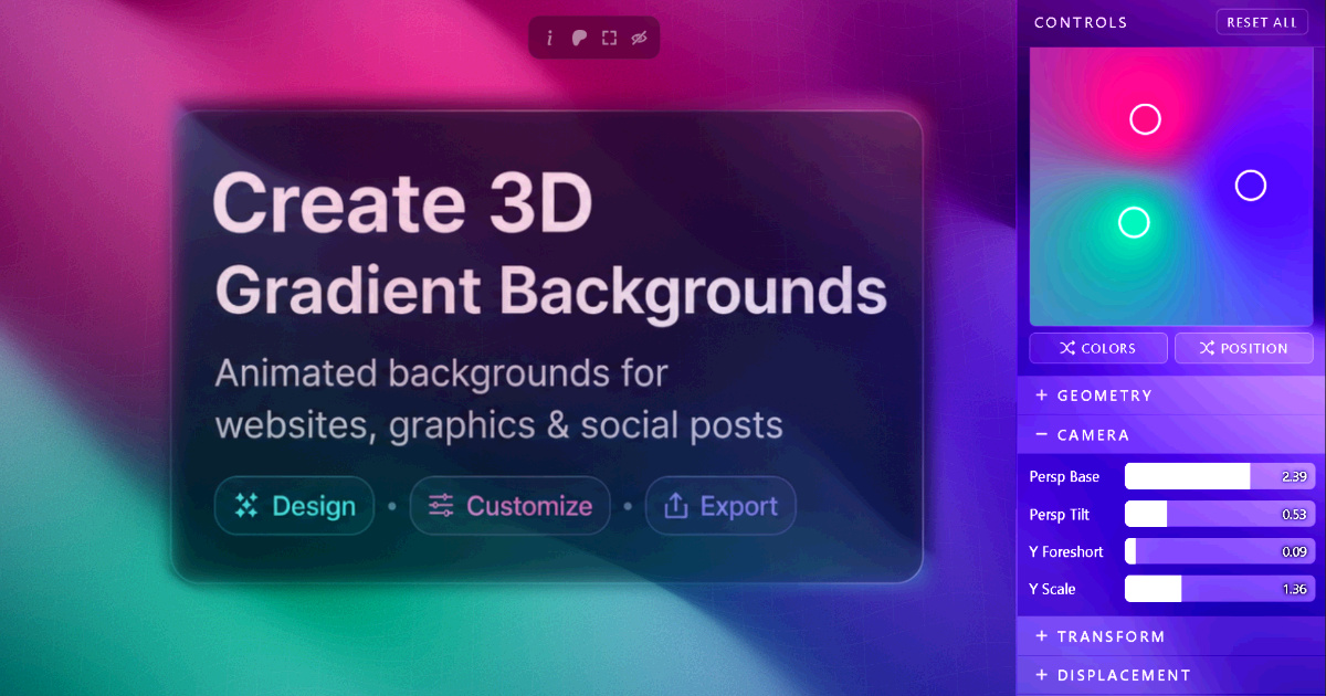 GradyGen — Looping Animated Gradient Generator